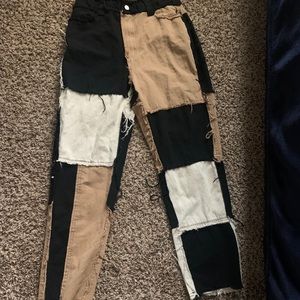 Patchwork jeans